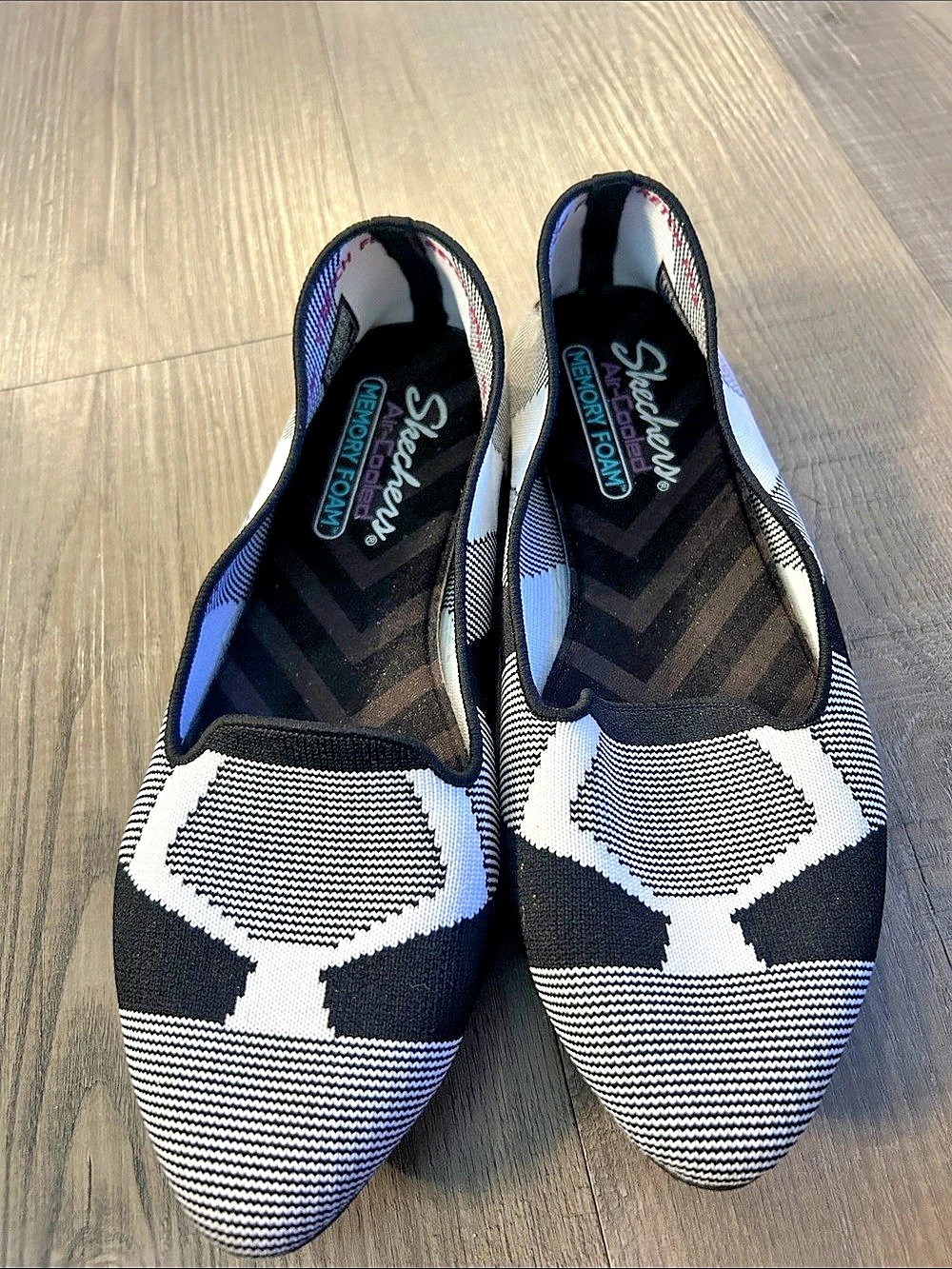 Skechers Cleo Sherlock Women's Black & White Sneakers